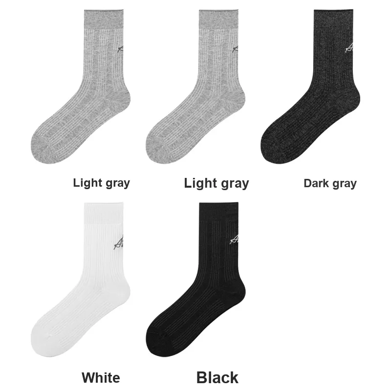 H YXIANG Mid Calf Socks Women's Combo Set-25