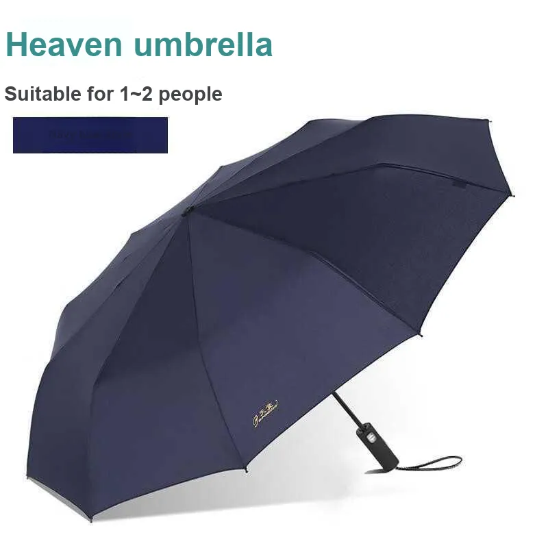 Heavenly Umbrella Three Fold Self Opening And Self Closing Umbrella-1