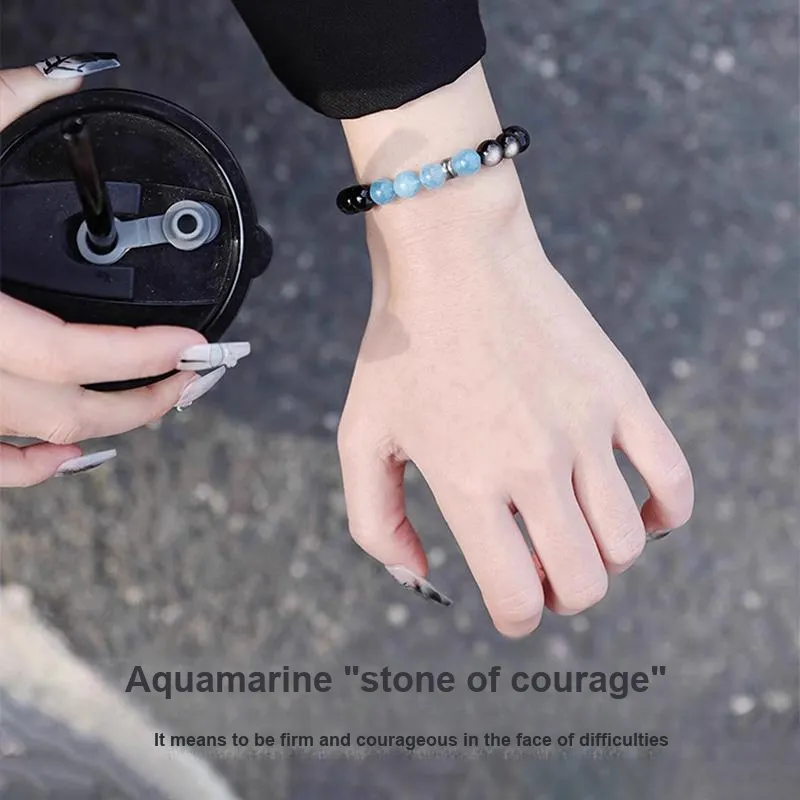 Ostantin Obsidian Bracelets Unisex-4