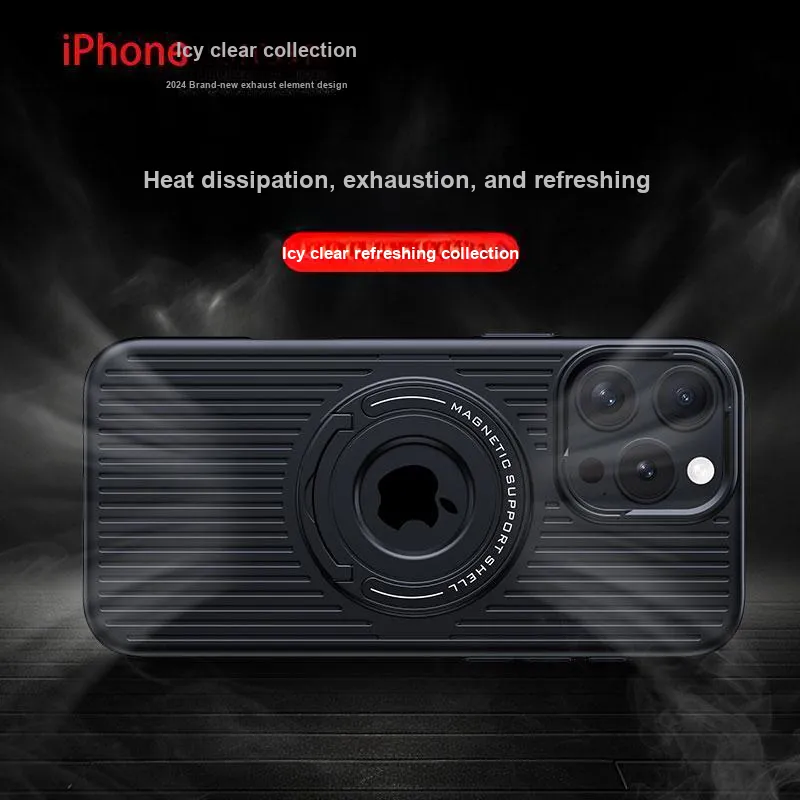 Record Star Leather Material Matte Premium Feel Phone Cases Compatibility IPhone 16 Pro Ma Business Formal-4
