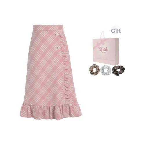 SNBL Женские Повседневные Длинные Юбки