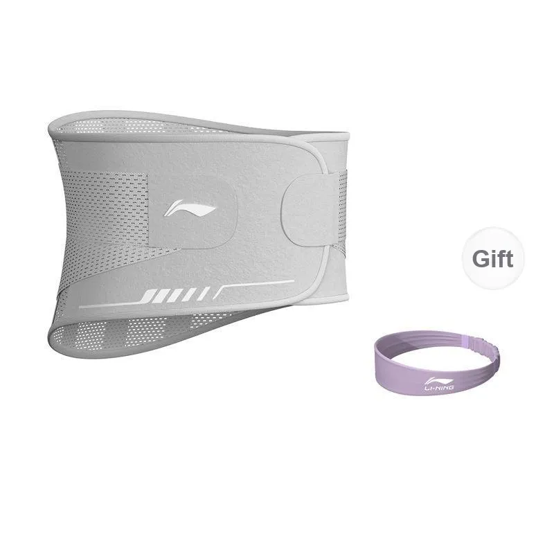 LiNing Back Support Braces Fitness Running Breathable Warm Protective Pressurized And Non Slip Polyester Nylon Unisex-6
