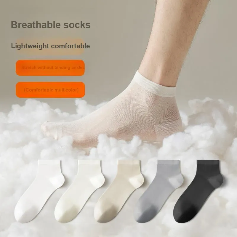 XIA.WA.ZHI.XIU Ankle Socks Men's Box 5 Pack-13