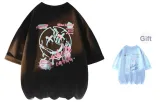 Black (Comes with Sky Blue Same Style T-Shirt)