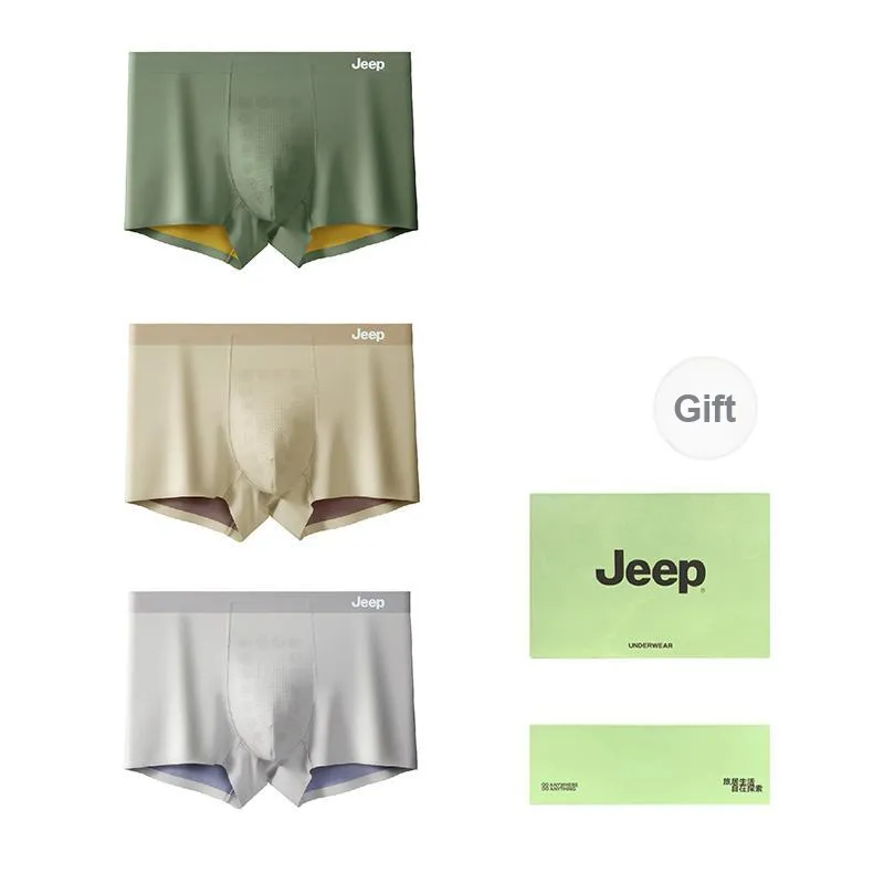 Jeep Underpants Men's 3 Pack Gift Box Sets-1
