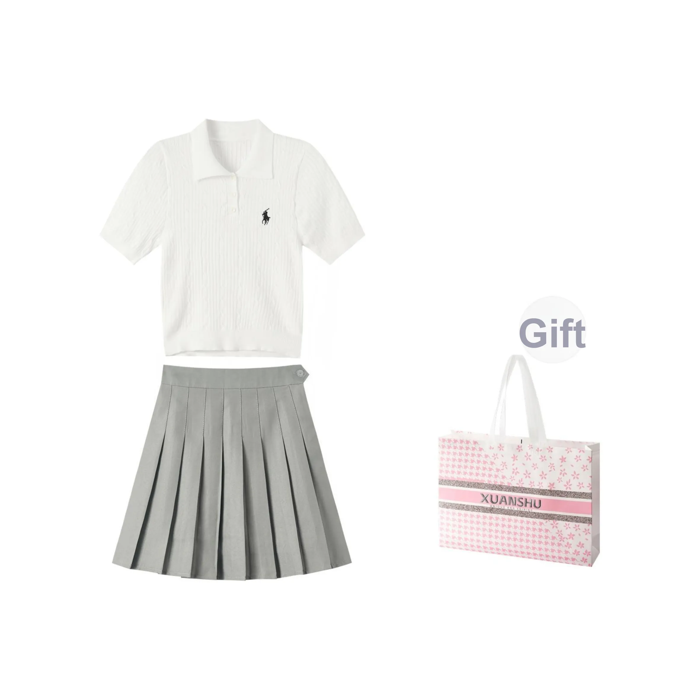 XUANSHU Женские комплекты с юбкой