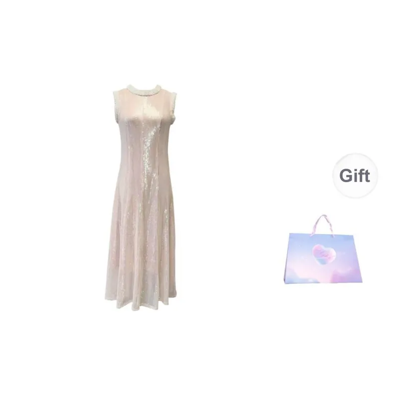 Aghr Sleeveless Dress Women's Champagne-3