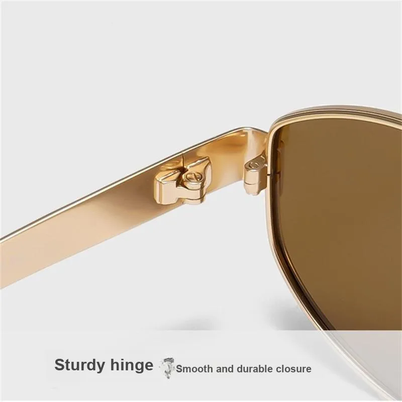 Thunder Pailong Metal Sunglasses Women's-5