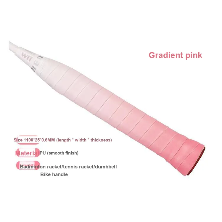 WITESS Badminton Grip Tape Macaron Color Palette 6 Colors To Choose PU Thin 1100*25*0.6mm-10