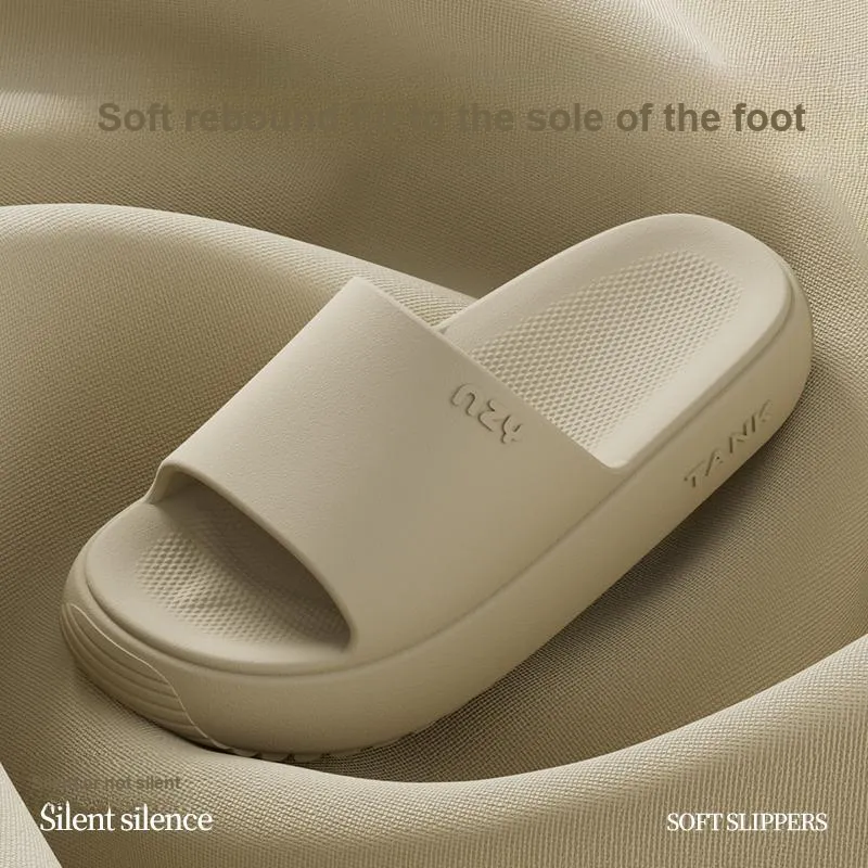 Warm Edge Platform Slippers Summer Home Indoor Minimalist Style Slippers For Students And Dormitory Use-18