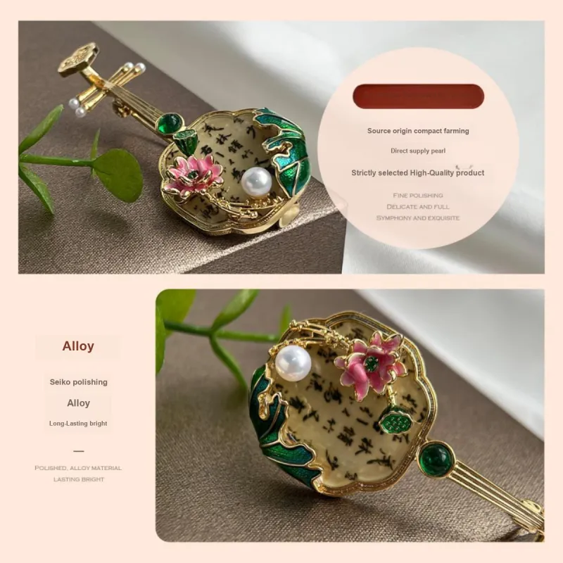 PEARL QUEEN Freshwater Pearl Brooches Women's-2