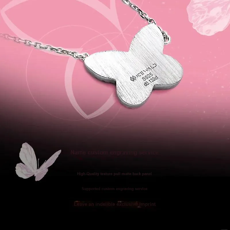 ICEWALD Diamond 925 Mother Of Pearl Necklaces Unisex-8