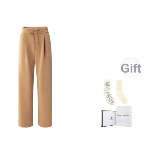 Charlie Luciano Повседневные брюки Унисекс Хаки