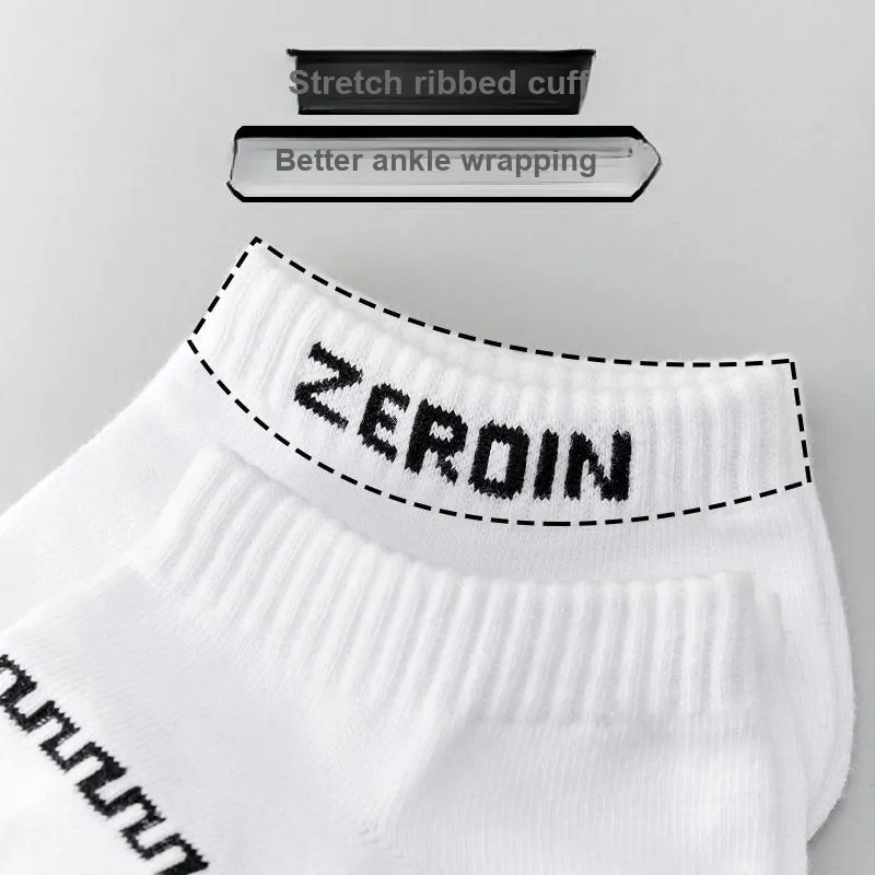 ZEROIN Ankle Socks Men's 5 Pack-3
