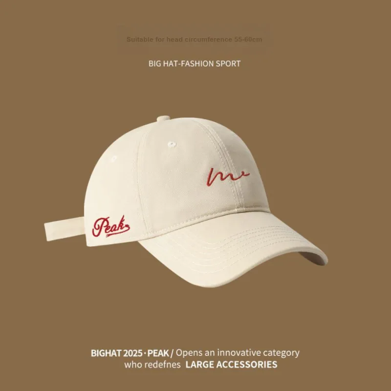 PEAK Polyester Baseball Caps Unisex White/Black/Gray/Khaki/Burgundy-7