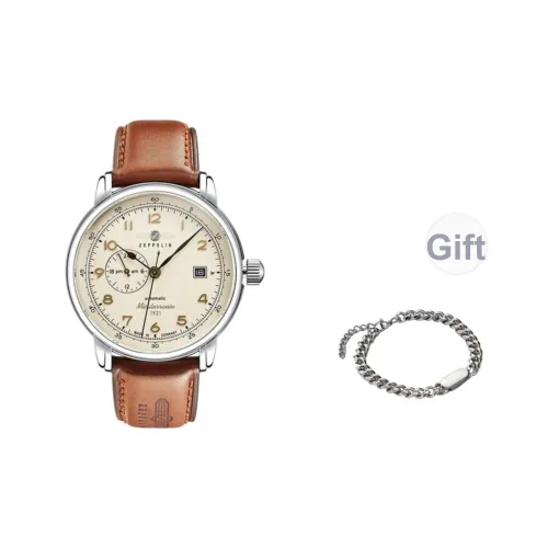 ZEPPELIN Автоматический механический механизм Мужские часы Часы Мать жемчуга Цвет Циферблат часов