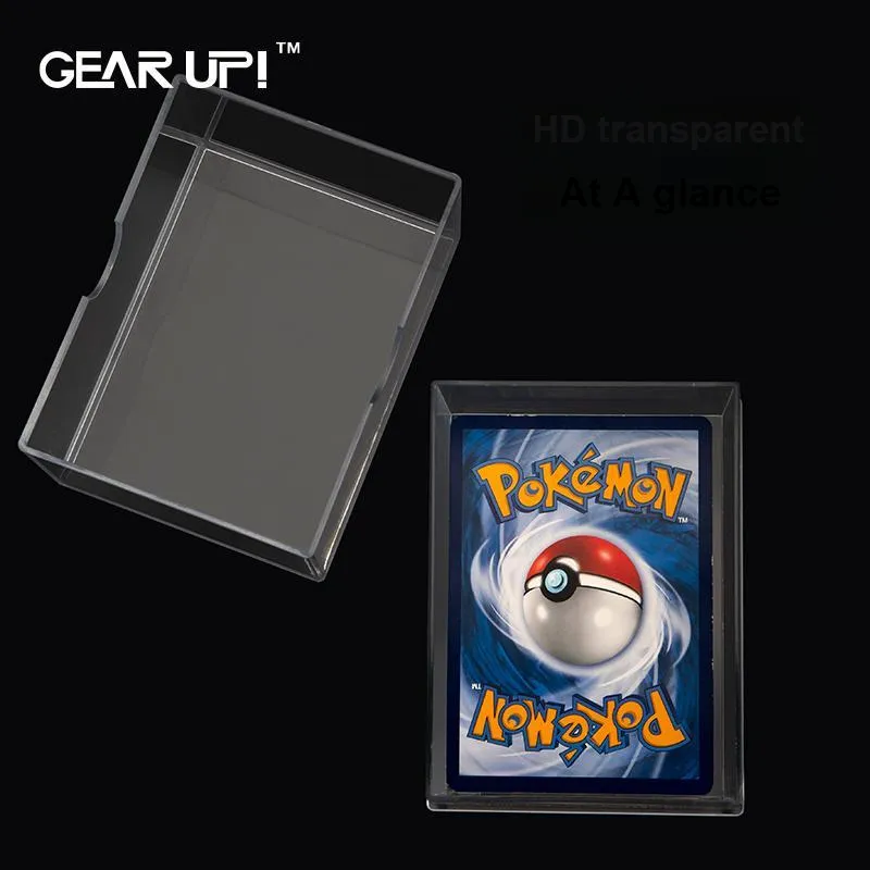 HobbyGuardian Acrylic Storage Box HD Transparency With UV Protection Card Accessories 1 Pc-4