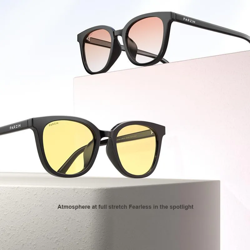 PARZIN TR90 Irregular Shape Sunglasses Unisex Trendy Street Snap Beauty Sunglasses-2