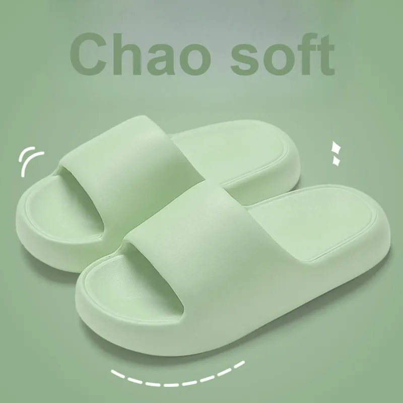 It Is Still Known That It Is Slippers Home Bathroom Soft Sole Summer Home Slip Resistant Platform Slippers Shoes-9