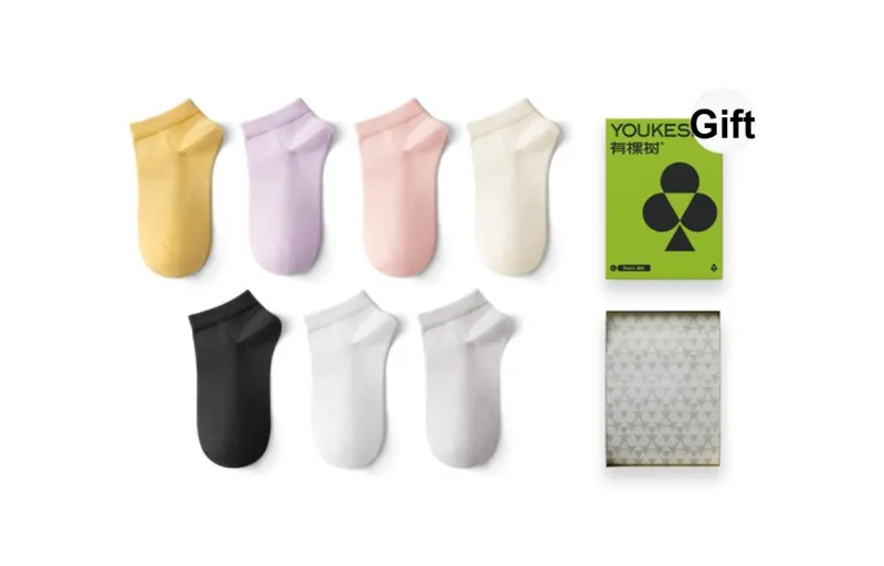 YOUKESHU Women's Socks-6