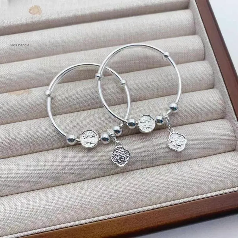 NSAOT 999 Fine Silver Sterling Silver Bracelets Kids'-4