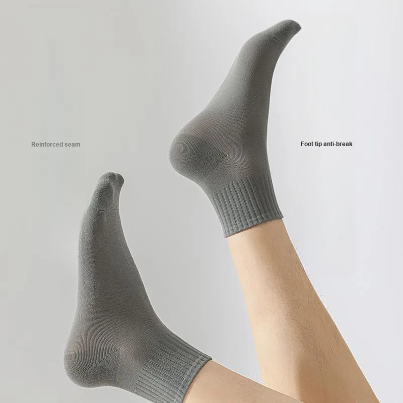AOKANG Mid Calf Socks Men's 5 Pack-8