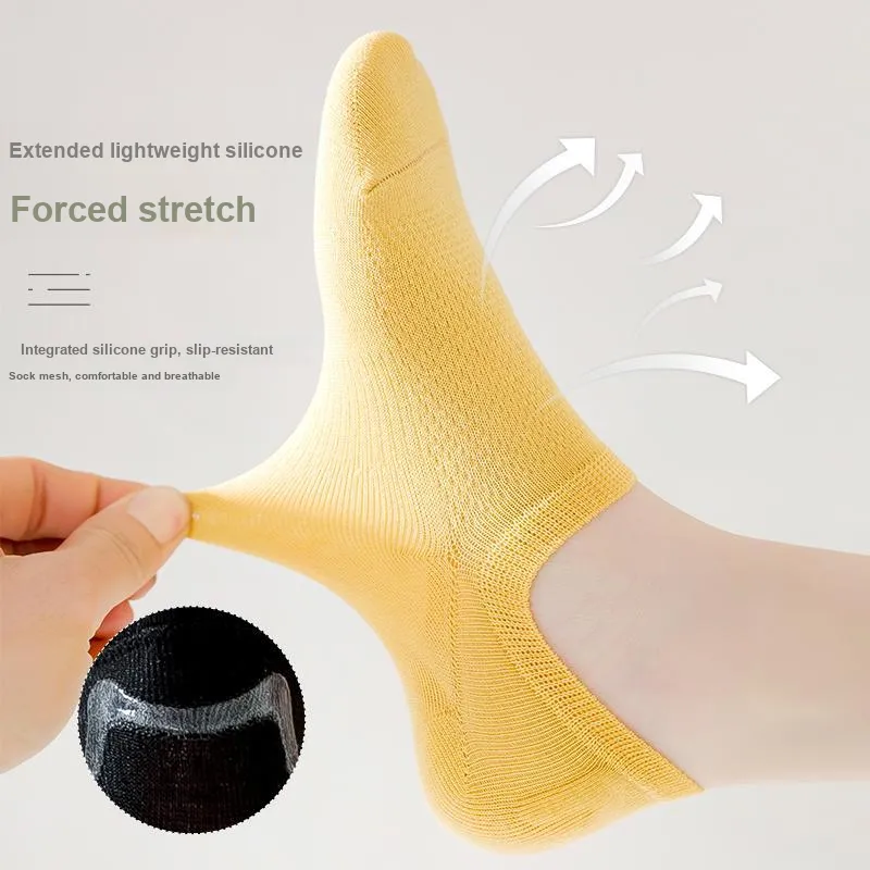 Lan Miao No Show Socks Women's 5 Pack-3