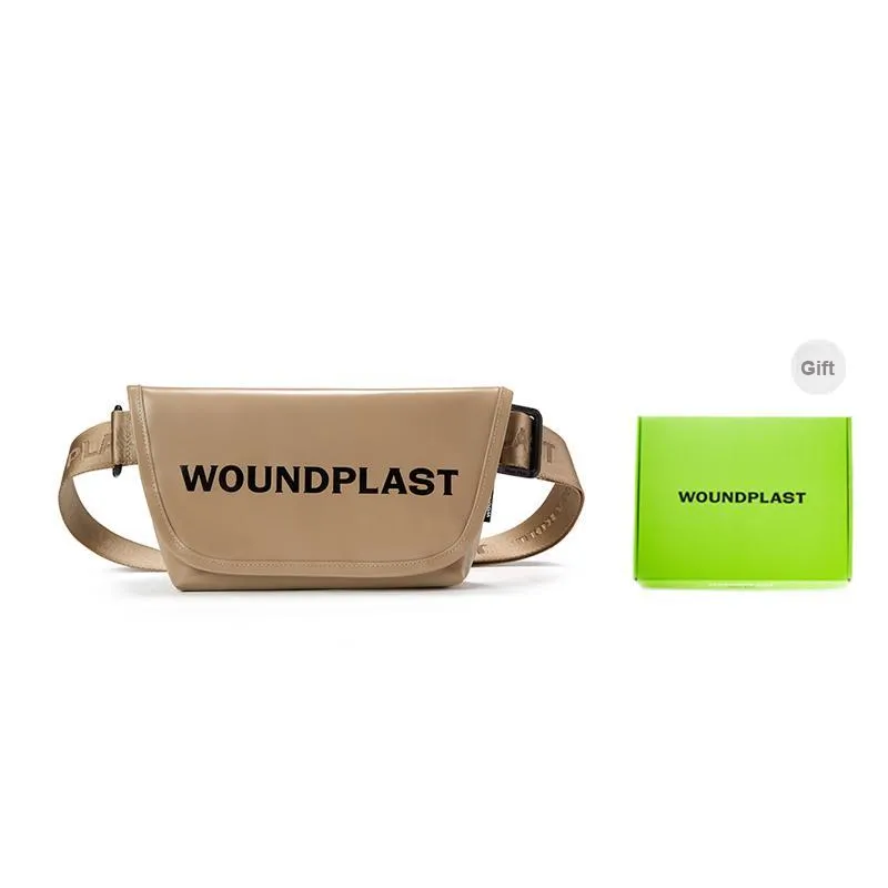 WPT PVC Leather Commute Crossbody Bag Small Size Unisex Black-10
