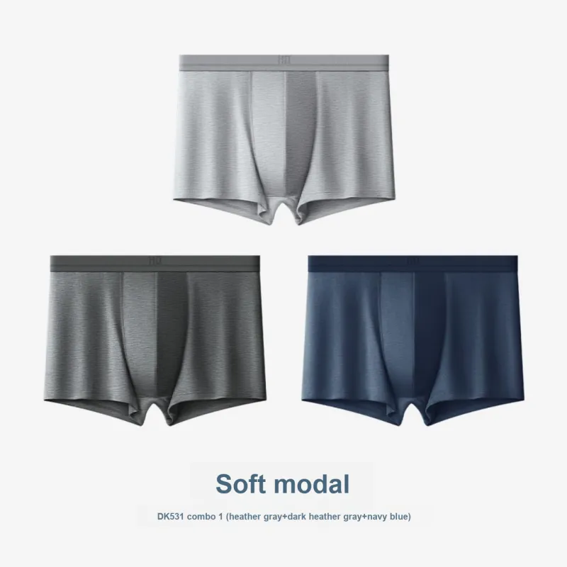 Red Bean Underpants Men's Shopping Bag 3 Pack-1