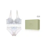 003 Cream Blue[Bra+Underpants]