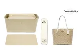 Beige Shoulder Pads+Zipper Anti-Theft Liner+Bottom Pad