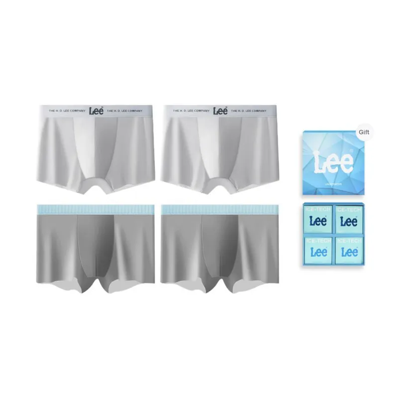 Lee SS23 Ice Series Underwear Gift Box Men's 4 Pack-23