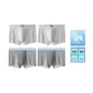 0213 Gray+0213 Gray+0173 Premium Gray+0173 Premium Gray (Box 4 Pack)