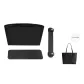 [City33 Charcoal Black Three-Piece Set]Waterproof Liner+Bottom Pad+Shoulder Strap Pad