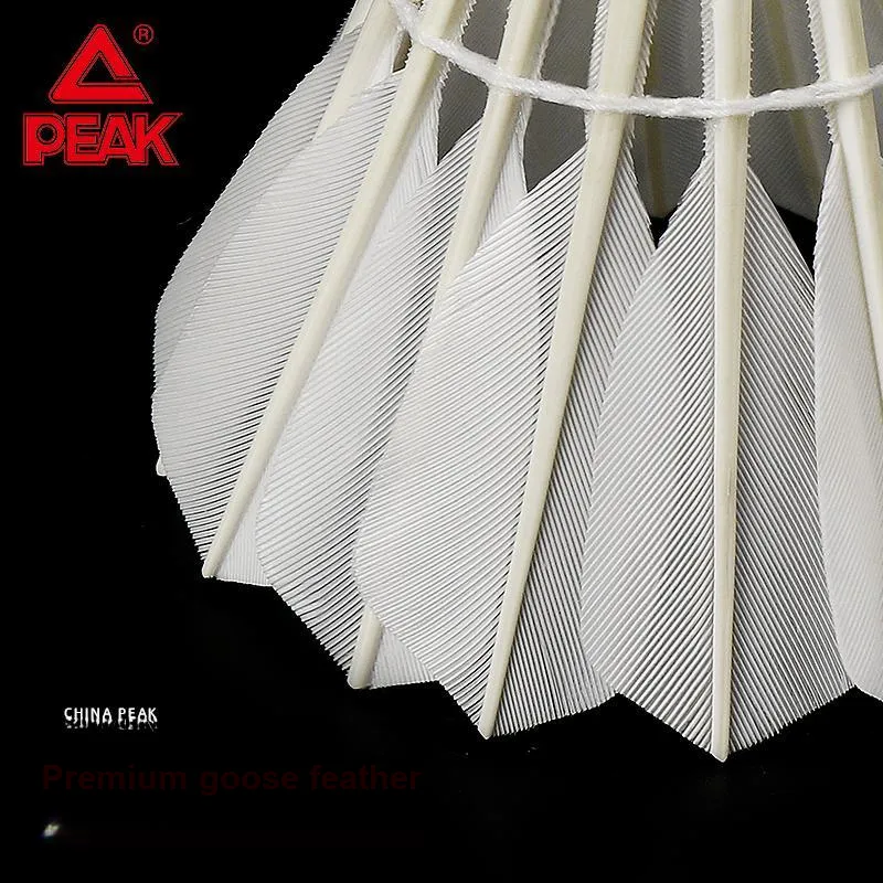 PEAK D200a Goose Feather Shuttlecock 6 Pack Goose Feather Shuttlecocks-4