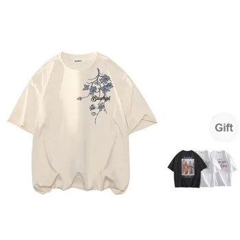 BRUMAIRE T Shirt Unisex Apricot Comes With Random Print Short Sleeved Top