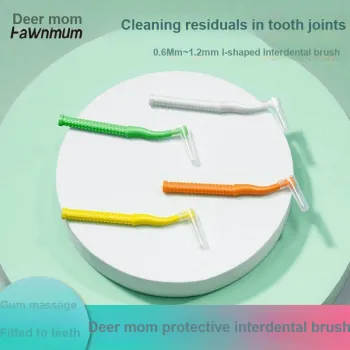 FAWNMUM L Shaped Portable Protective Tooth Gap Toothbrushes Cleaning 10 Pcs/Shopping Bag