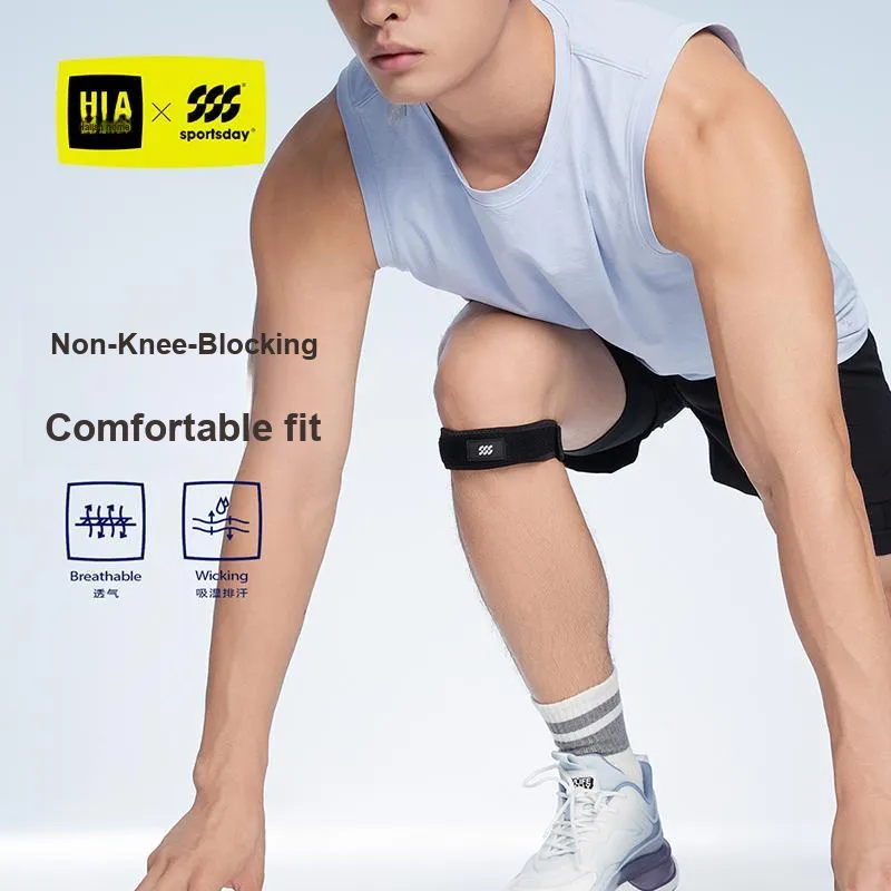HLA Running Badminton Jump Rope Basketball Trend Patella Bands Black Polyamide Unisex-6