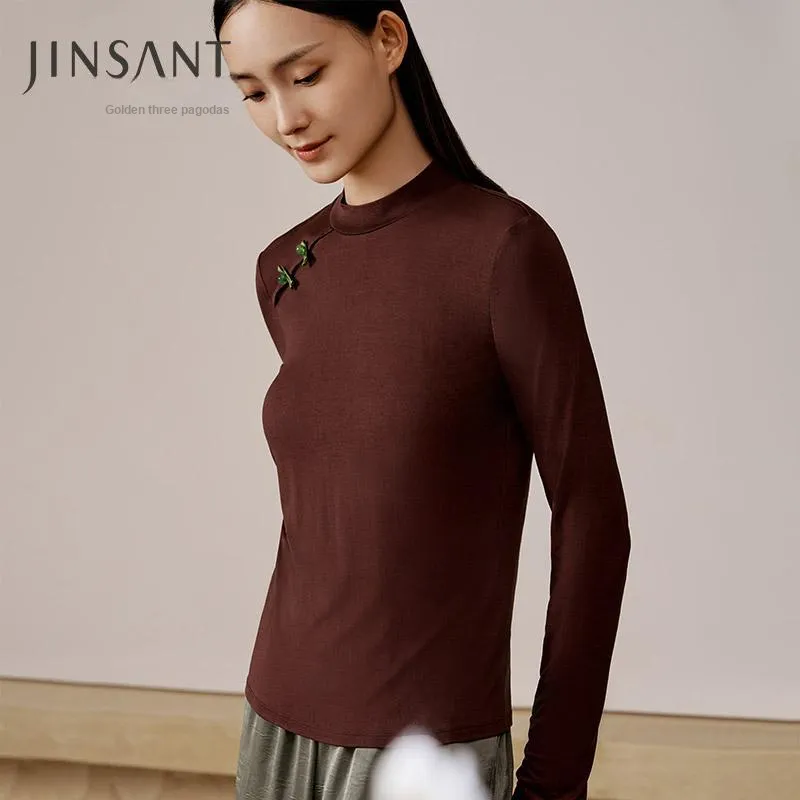 JINSANT Women's Thermal Tops-7