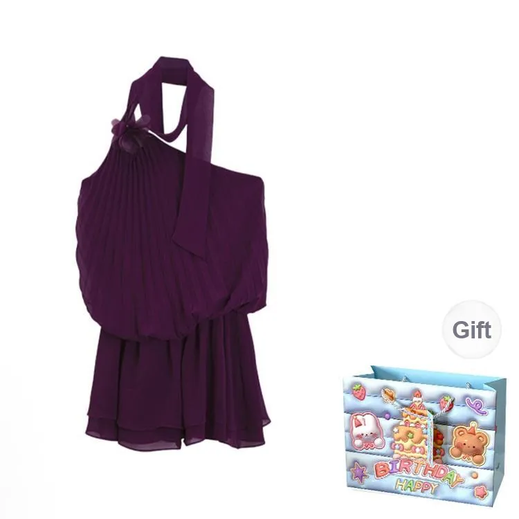 WOWI KCKS Sleeveless Dress Women's Purple-0