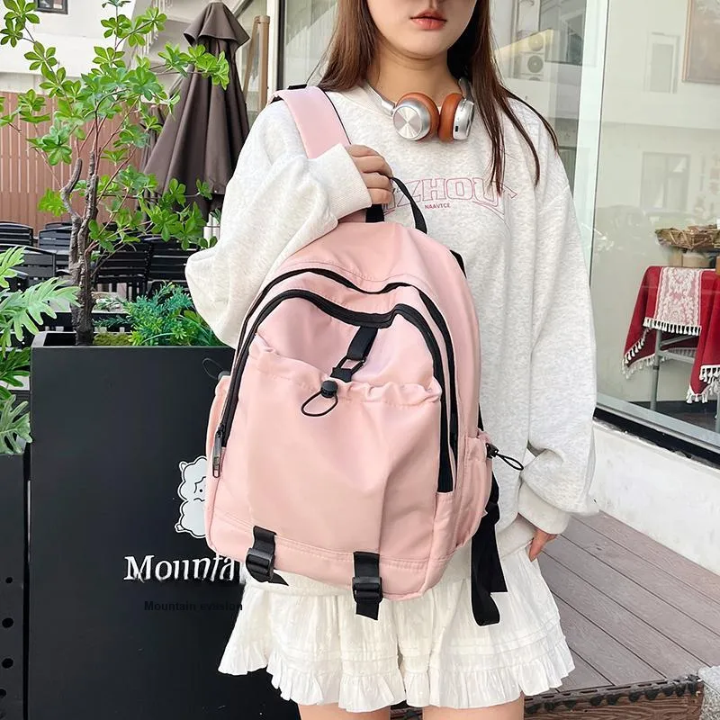 MOK Nylon Backpack Regular Unisex Multicolor-10