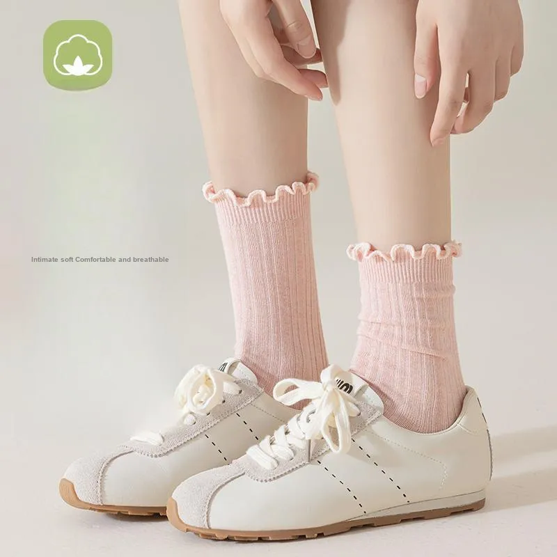 AOKANG Mid-Calf Socks Women's 3 Pack-6