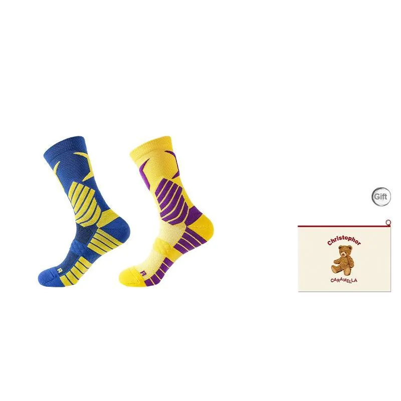 Caramella Basketball Socks Men's Shopping Bag Combo Set-13