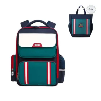 RUIPAI Microfiber Synthetic Leather Backpack Regular Unisex Jasper/Royal Blue & Red/Royal Blue & Pink/Red/Pink