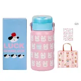 Pink+Cherry Sticker+Shopping Bag