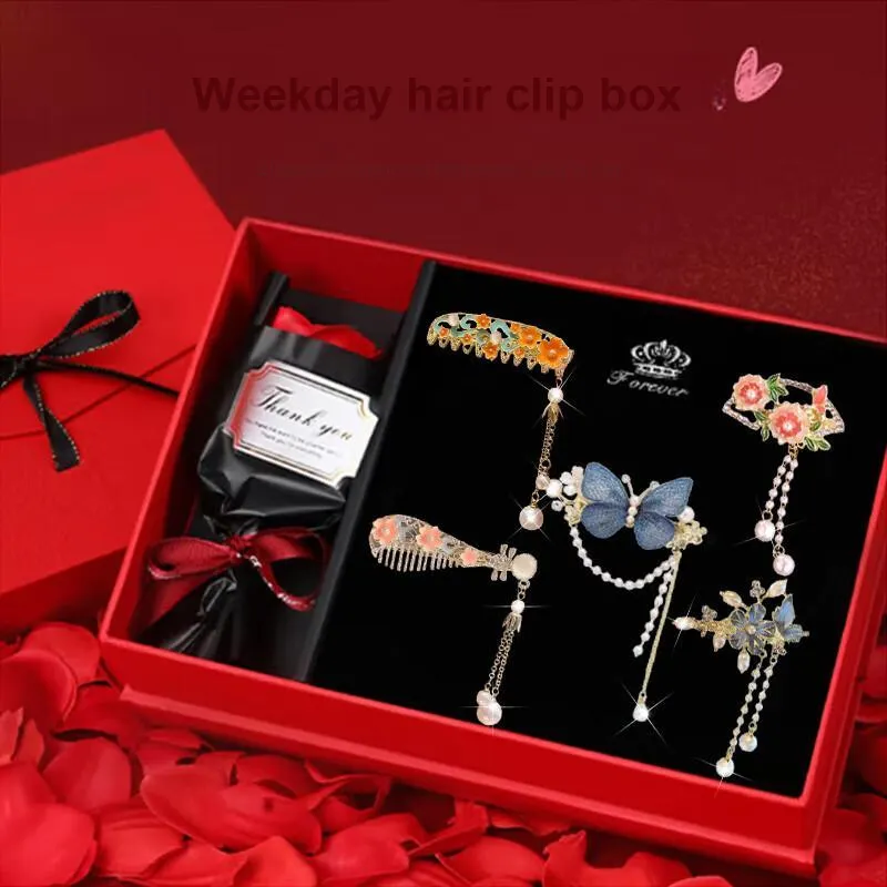 Enchanting Cat Alloy Hair Clips Women's-3