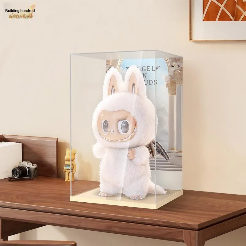 LIGHT YOUR BRICKS Compatibility Bubbles Matlabubu And ZIMOMO Vinyl Doll Display Case Model Accessories-10