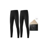 2 Pack (Night Black+Night Black) Dralon Heat/Antibacterial Comfortable/Seamless Skin-Friendly