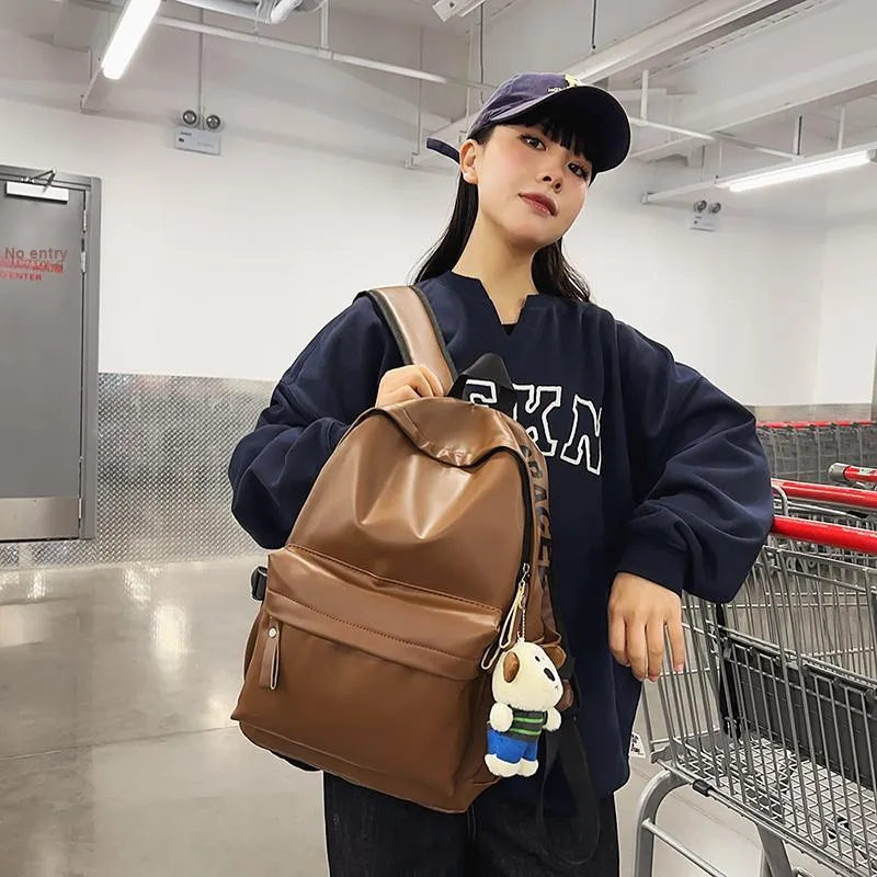BGAY PU Backpack Unisex Multicolor-16