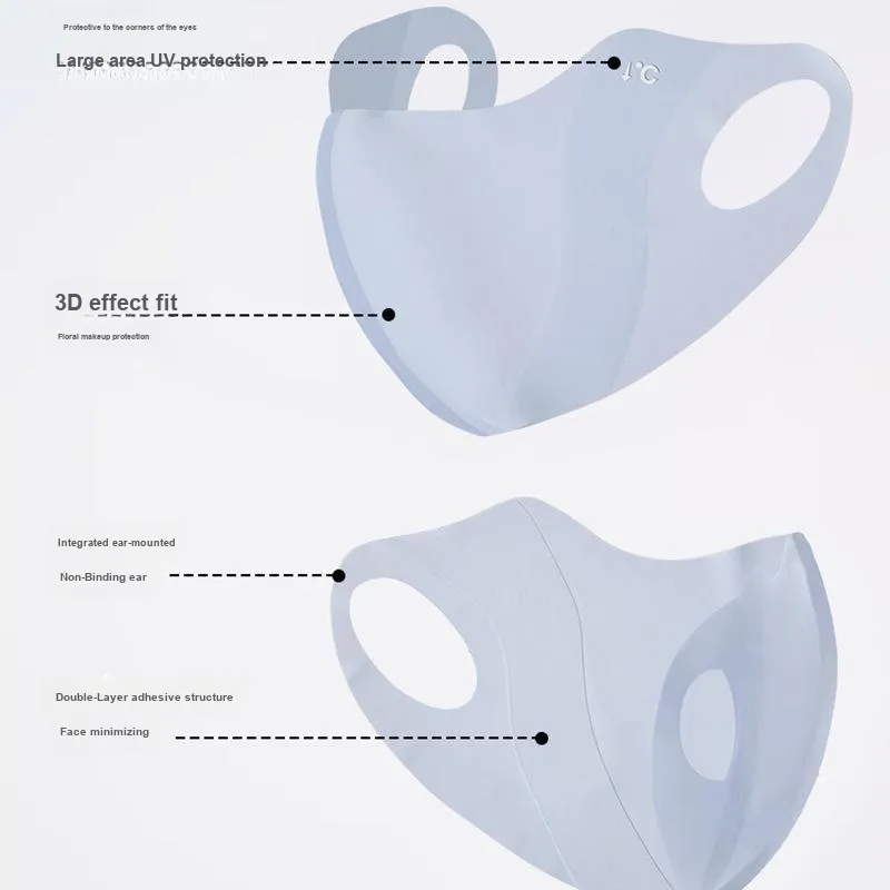Ai Jiawei Polyamide Sun Protection Masks Unisex-1